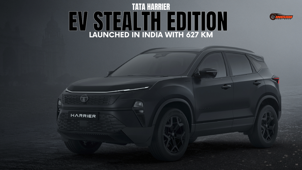 Tata Harrier EV Stealth Edition Launched in India with 627 km Range and Bold Black Styling
