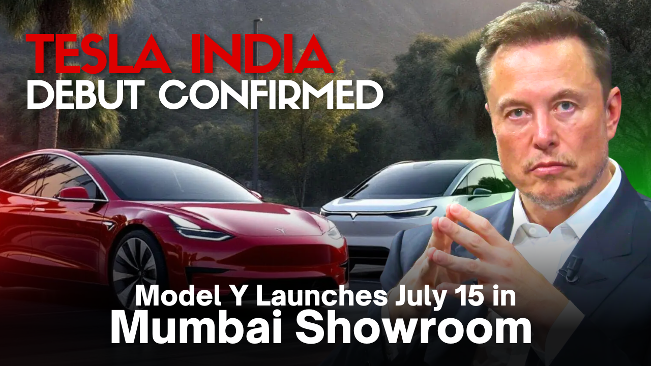 Tesla India Debut Confirmed: Model Y Launches July 15 in Mumbai Showroom